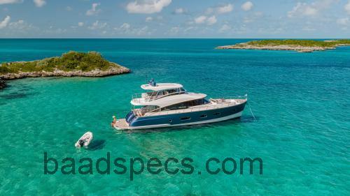 Belize 66 Yacht tekniske specifikationer og anmeldelser